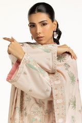 3PC Rawsilk Embroidered Suit IUSTKSD-1184