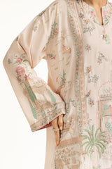 3PC Rawsilk Embroidered Suit IUSTKSD-1184
