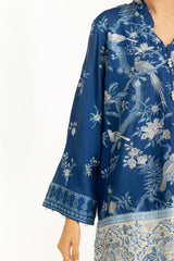 3PC Rawsilk Embroidered Suit IUSTKSD-1259