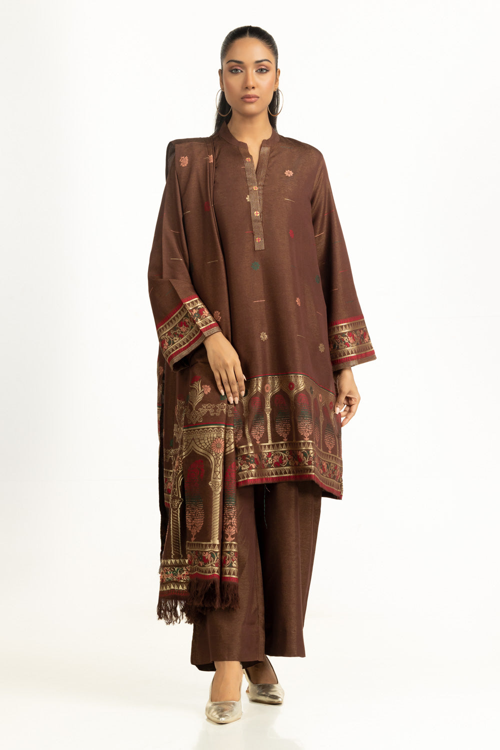 3PC Rod Jacquard suit IUSTKSD-1320