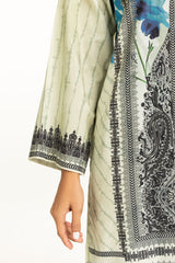3PC Self Jacquard Printed Suit IUSTKSD-1170