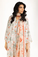 3PC Self Jacquard Printed Suit IUSTKSD-1171