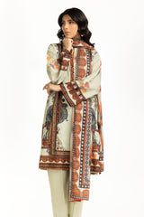 3PC Self Jacquard Printed Suit IUSTKSD-1173