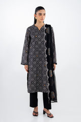 3PC Swiss Voile Embroidered Suit IUSTKSD-2296