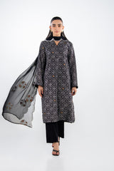 3PC Swiss Voile Embroidered Suit IUSTKSD-2296