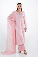 3PC Swiss Voile Embroidered Suit IUSTKSD-2322