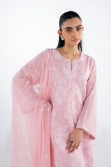 3PC Swiss Voile Embroidered Suit IUSTKSD-2322