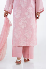 3PC Swiss Voile Embroidered Suit IUSTKSD-2322