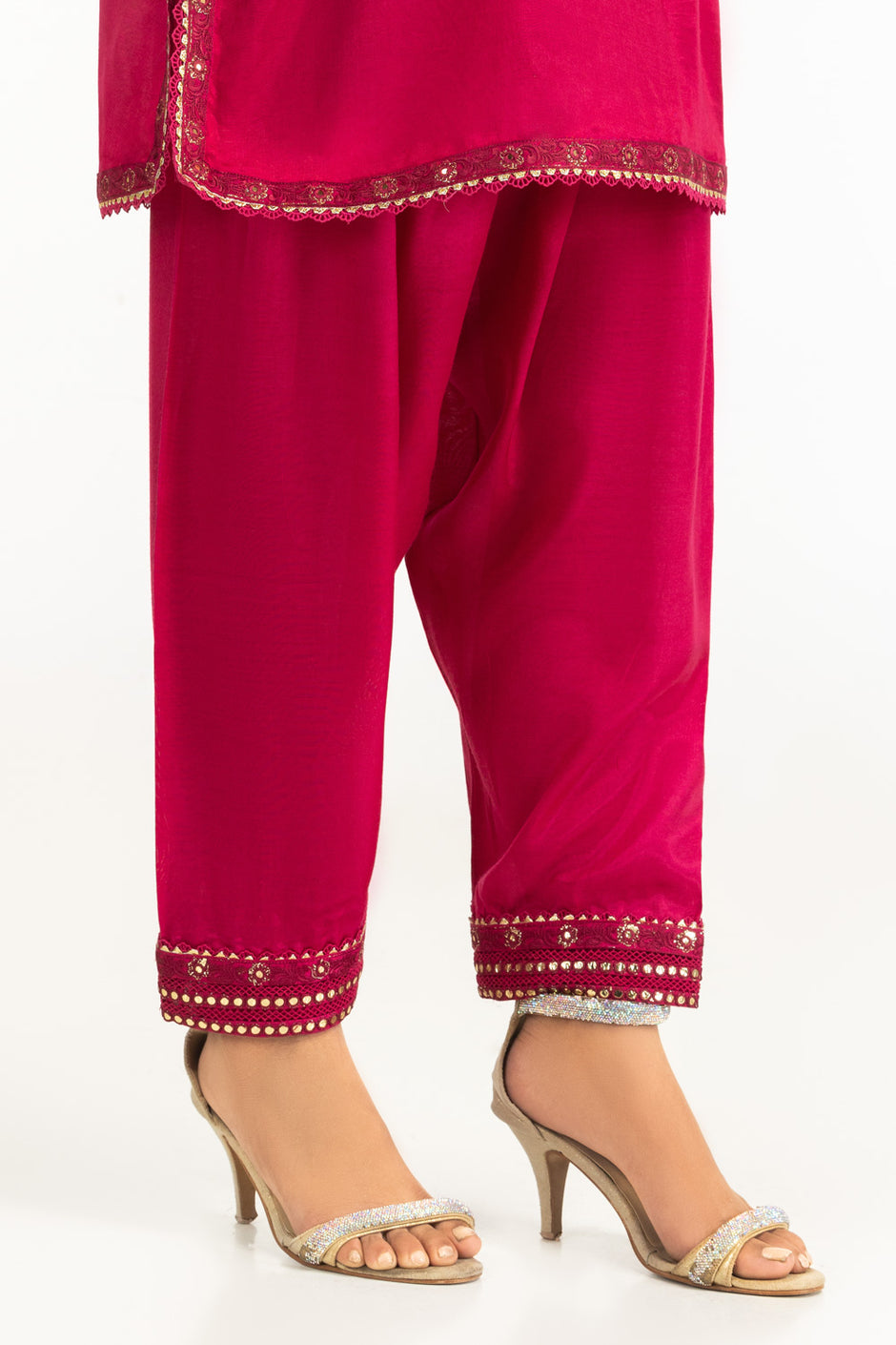 3PC Thai Silk Embroidered Suit