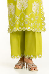 3PC Viscose Raw Silk Embroidered Suit IPSTD-44744