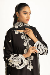 3PC Viscose Rawsilk Embroidered Suit IPSTD-44739