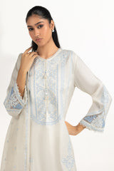 3PC Viscose Rawsilk Embroidered Suit IPSTD-44740