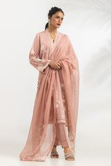 3PC Viscose Rawsilk Embroidered Suit IPSTD-44741