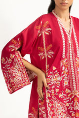 3PC Viscose Rawsilk Embroidered Suit IPSTD-44745