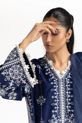 3PC Viscose Rawsilk Embroidered Suit IPSTD-44746