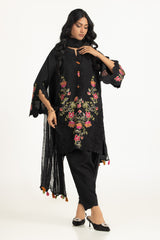3PC Viscose Rawsilk Embroidered Suit IPSTD-44857