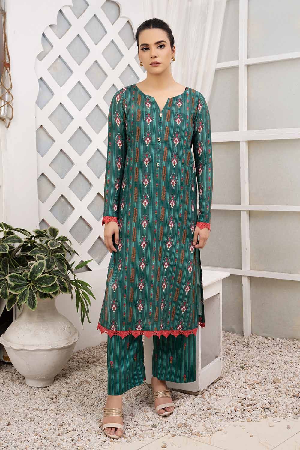 2 Piece Lawn Printed Unstitched Suit TLP-32052