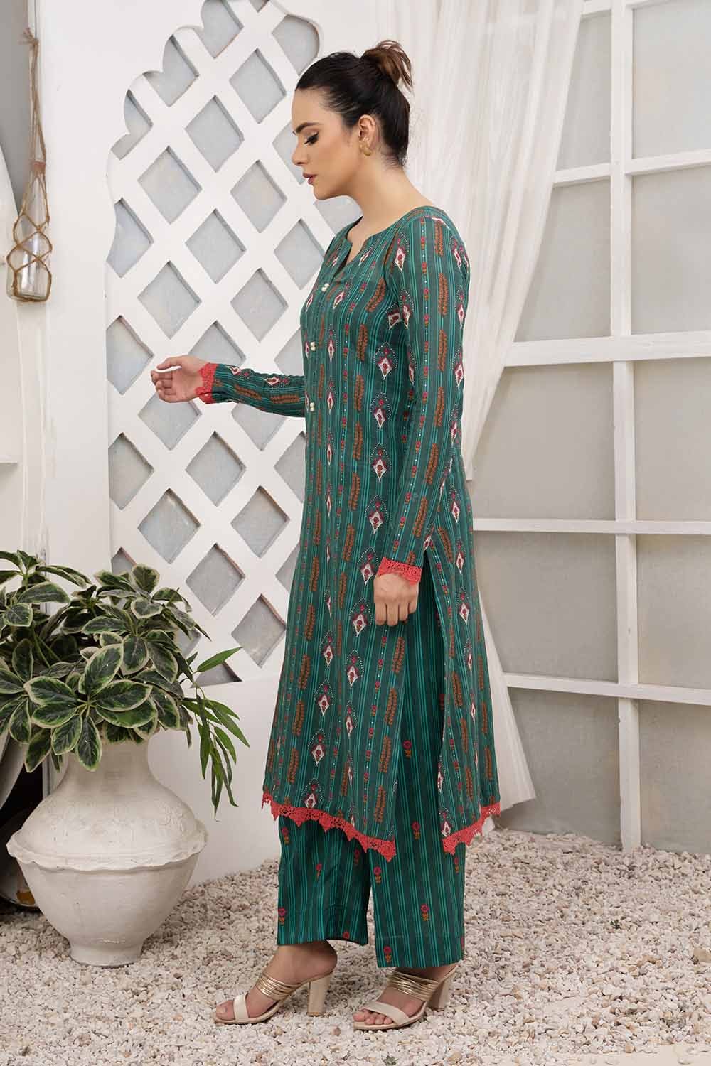 2 Piece Lawn Printed Unstitched Suit TLP-32052