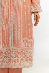 3PC Chiffon Embroidered Suit IUSTKSD-595