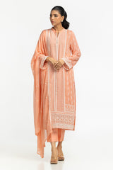 3PC Chiffon Embroidered Suit IUSTKSD-595