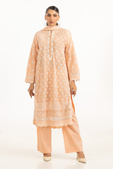 3PC Chiffon Embroidered Suit IUSTKSD-766