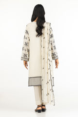 3PC Dyed Embroidered Swiss Voile Suit IUSTKSD-596s