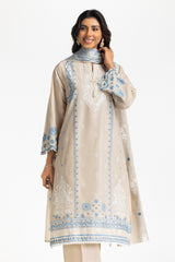3PC Lawn Embroidered Suit IUSTKSD-541