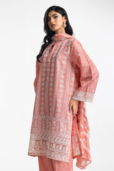 3PC Lawn Embroidered Suit IUSTKSD-564