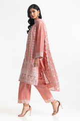 3PC Lawn Embroidered Suit IUSTKSD-564
