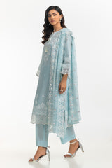 3PC Lawn Embroidered Suit IUSTKSD-565