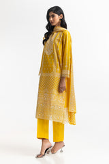 3PC Lawn Embroidered Suit IUSTKSD-569