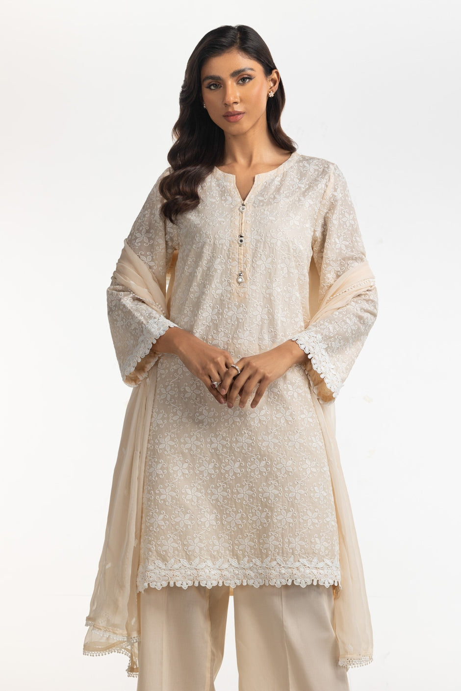 3PC Lawn Embroidered Suit