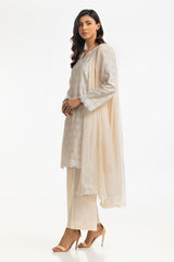 3PC Lawn Embroidered Suit IUSTKSD-570
