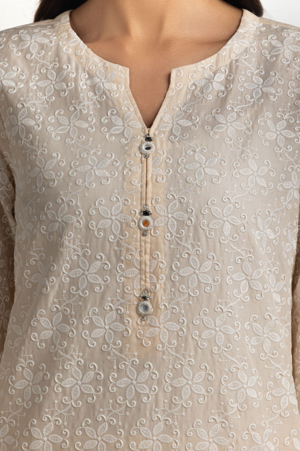 3PC Lawn Embroidered Suit IUSTKSD-570
