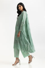 3PC Lawn Embroidered Suit IUSTKSD-574