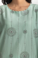 3PC Lawn Embroidered Suit IUSTKSD-574