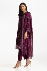 3PC Lawn Embroidered Suit IUSTKSD-592