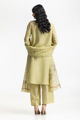 3PC Lawn Embroidered Suit IUSTKSD-605
