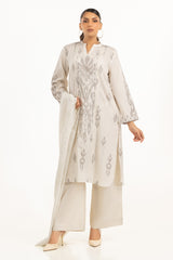 3PC Jacquard Embellished Suit IUSTKSD-878