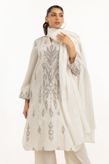3PC Jacquard Embellished Suit IUSTKSD-878