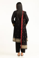 3PC Jacquard Embroidered Suit IUSTKSD-1041