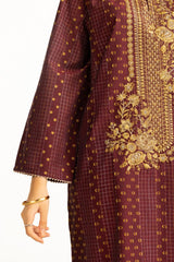 3PC Jacquard Embroidered Suit IUSTKSD-910