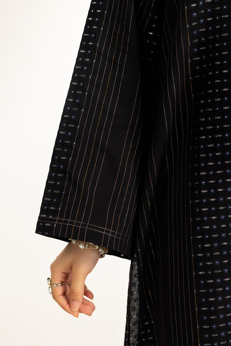 3PC Jacquard Embroidered Suit