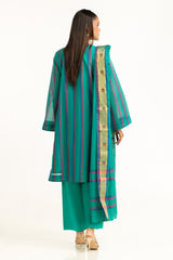 3PC Jacquard Embroidered Suit IUSTKSD-952