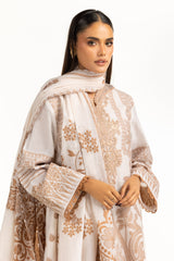 3PC Jacquard Embroidered Suit IUSTKSD-981