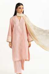 3PC Jacquard Embroidered Suit IUSTKSD-987