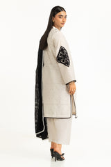 3PC Jacquard Embroidered Suit IUSTKSD-992
