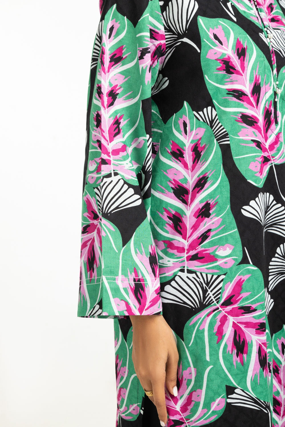 3PC Jacquard Printed Suit IUSTKSD-559