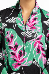 3PC Jacquard Printed Suit IUSTKSD-559