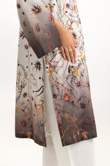 3PC Jacquard Printed Suit IUSTKSD-708
